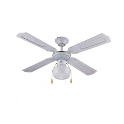 [8052789599543] Ventilatore da soffitto con lampadina Bianco diametro 105 cm