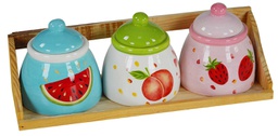 [V9179750000] Zuccheriera tris summer con base ln-4610