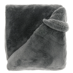 [2013045] Coperta Justin 150x200cm Grigio Scuro