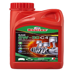 [1935893] Olio Rhutten 5W-30 C4 da 1L per Motori a Benzina, Diesel, Metano, GPL
