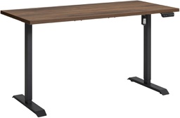 [2016341-2016338] Scrivania Regolabile in Altezza Standing Desk con 4 Altezze Display e Motore 150x69 cm Noce Brera e Nero