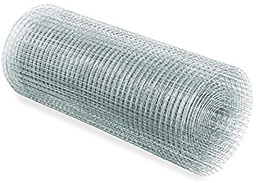 [1918898] Rete Metallica Zincata 1x25 m - Filo Ø 1 mm - Maglia 12.5x12.5 mm