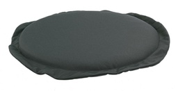 [B0806542] 4x Cuscino tondo antracite D.42x3h in tessuto esterno