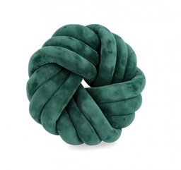 [B0464965] 4x Cuscino entwine verde D.38x10 h
