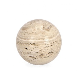 [B0183099] 4x Decorazione sfera in marmo beige D.7
