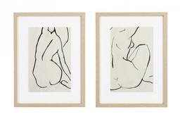 [B0240751] 2x Quadro C-C raffinato 30x40 cm