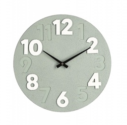 [B0182405] 4x Orologio da parete salvia D.40x4,5h in legno