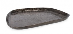 [B0184266] 2x Vassoio decorativo antracite 38x34 cm