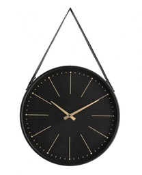 [B0182395] 3x Orologio da parete nero 40x66 cm