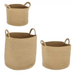 [B0411385] 2x Cesta naturale D.28x21h, D.36x28h, D.40x39h