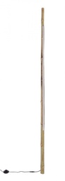 [B0826429] 2x Lampada da terra tubo bamboo 200x4.5x4.5h