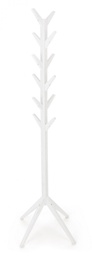 [B0721732] Appendiabiti slim bianco 60x60x169h in legno