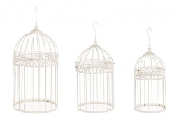 [B0720989] 2x Gabietta in metallo 20x51h, 25x58h, 30.5x59h