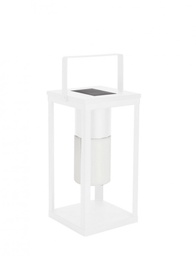 [B0827495] Lampada solare LED bianca h38 x 17a x 17b in metallo