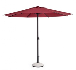 [B0795763] Ombrellone antracite burgundy D.300x240h
