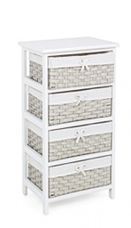 [B0210547] Cassettiera legno 40x29x73 cm