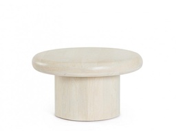 [B0747037] Tavolino naturale D.60 x 33 h in legno