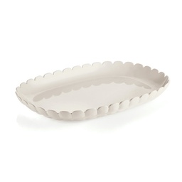 [1995174] 
 Vassoio Da Portata Piccolo Tiffany Bianco Latte 32X22,5X3 Cm 