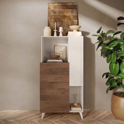 [FZ101304] Contenitore bianco lucido 81x154x42 cm