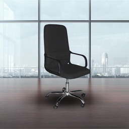 [FZ101105] Poltrona ufficio nera 65x49.5 cm