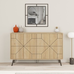 [FZ101336] Madia rovere 123x35x77,4 cm