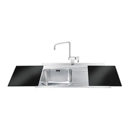 [FZ101702] Lavello 90x50 cm gocciolatoio destro