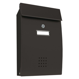 [DFL3131150]  Cassetta Postale Porta Rivista Serie Pechino Lamiera Zincata - Vern.Grigio Ghisa Alubox
