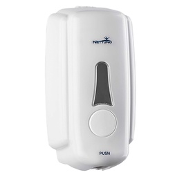 [DFL9007260]  Dispenser A Muro Per Sapone In Sacca T-Small Per Saponi Liquidi - Bianco Nettuno