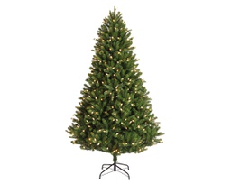 [20184708] Albero di Natale 210x126 cm con luci vintage