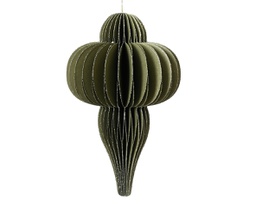 [20184956] Ornamento verde h. 40cm, dia 24cm