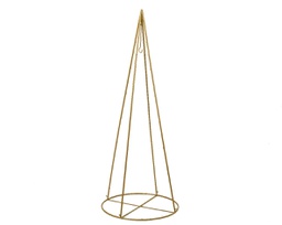 [20185060] Struttura cono in ferro oro 72x180 cm