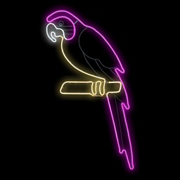 [2017113] Neon bifacciale LED 50x120cm Mix4