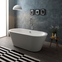 [KB-B2030620000110] Vasca freestanding in acrilico bianco