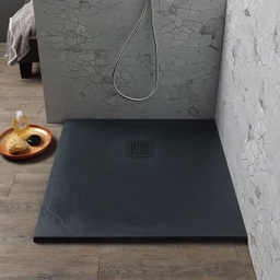 [KB-B2030662000110] Piatto doccia quadrato 70x70 antracite