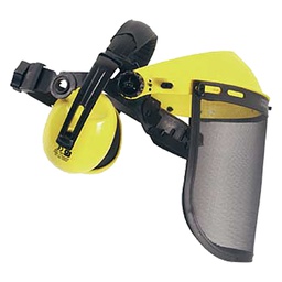 [DFL6109989]  Visiera Con Schermo A Rete E Cuffie Schermo In Rete