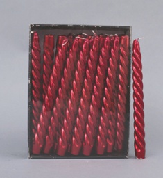 [1932338] Candela torciglione 2x24h rossa