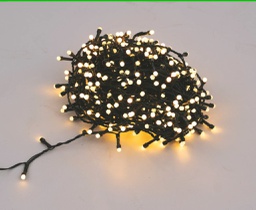 [20186490] Catena luminosa 500 LED tondi 25 m bianco caldo