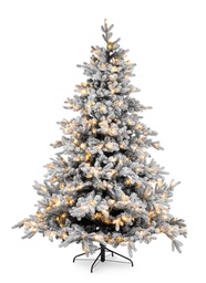 [2021092] Albero di Natale innevato 180x130 cm