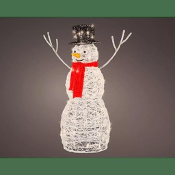 [20035653] Pupazzo di neve LED 78x46x102 cm