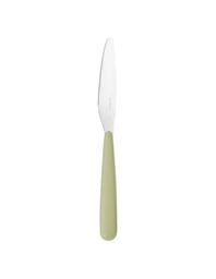 [2015556] Coltello da tavola in acciaio inox verde alga