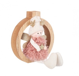 [B0938342] 12x Decor Sfera Maryl Angelo Rosa