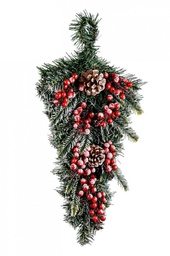 [B0925667] 12x Decor. Emy Bacche Ros Ghiacciato Goccia