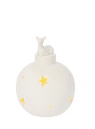 [B0971023] 12x Decorazione Sfera Deer H14,3 C