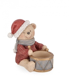 [B0971493] 12x Orso Alton Seduto Rosso C