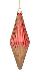 [B0937437] 12x Pendaglio A Punta Vt Modish Rosso