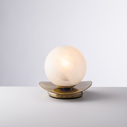 [BL281-LT-BRZ] Lampada in ferro bronzato H.16 x Ø16