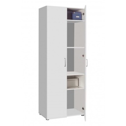 [2022071] (2c) Armadio Multipiano 2 Ante 70x36x181 Bianco (copia)