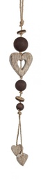 [B0914881] 12x Pendaglio Country Cuore C