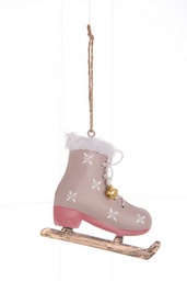 [B0926217] 12x Pendaglio Susan Pattino Rosa Chiaro