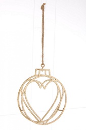 [B0924546] 12x Pendaglio Twins Cuore